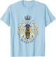 Crown Queen Bee T-Shirt - T-Shirt | Light Blue