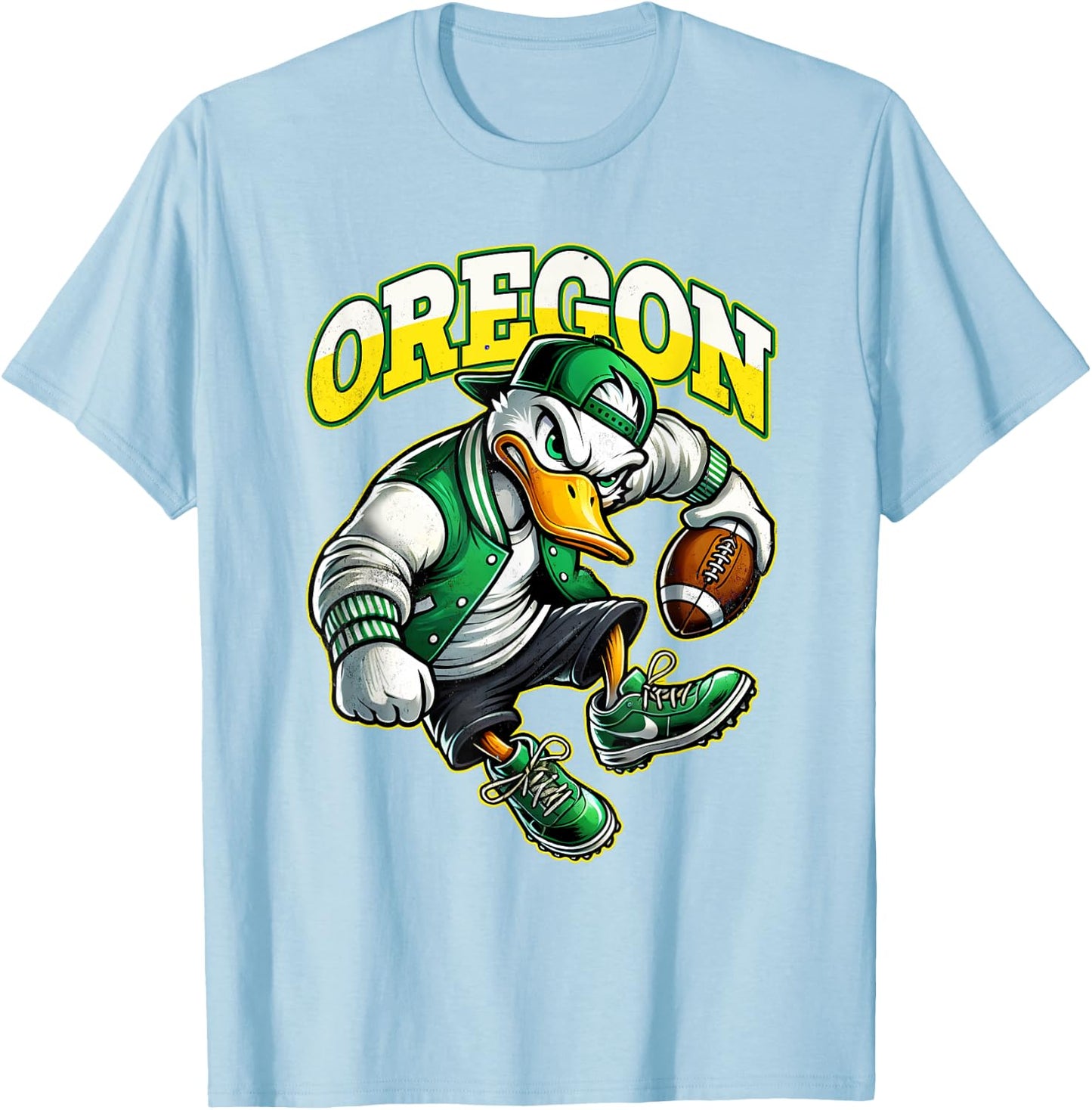 Graphic Oregons Last Name Proud Classic Arts Sports Apparel T-Shirt - T-Shirt | Light Blue