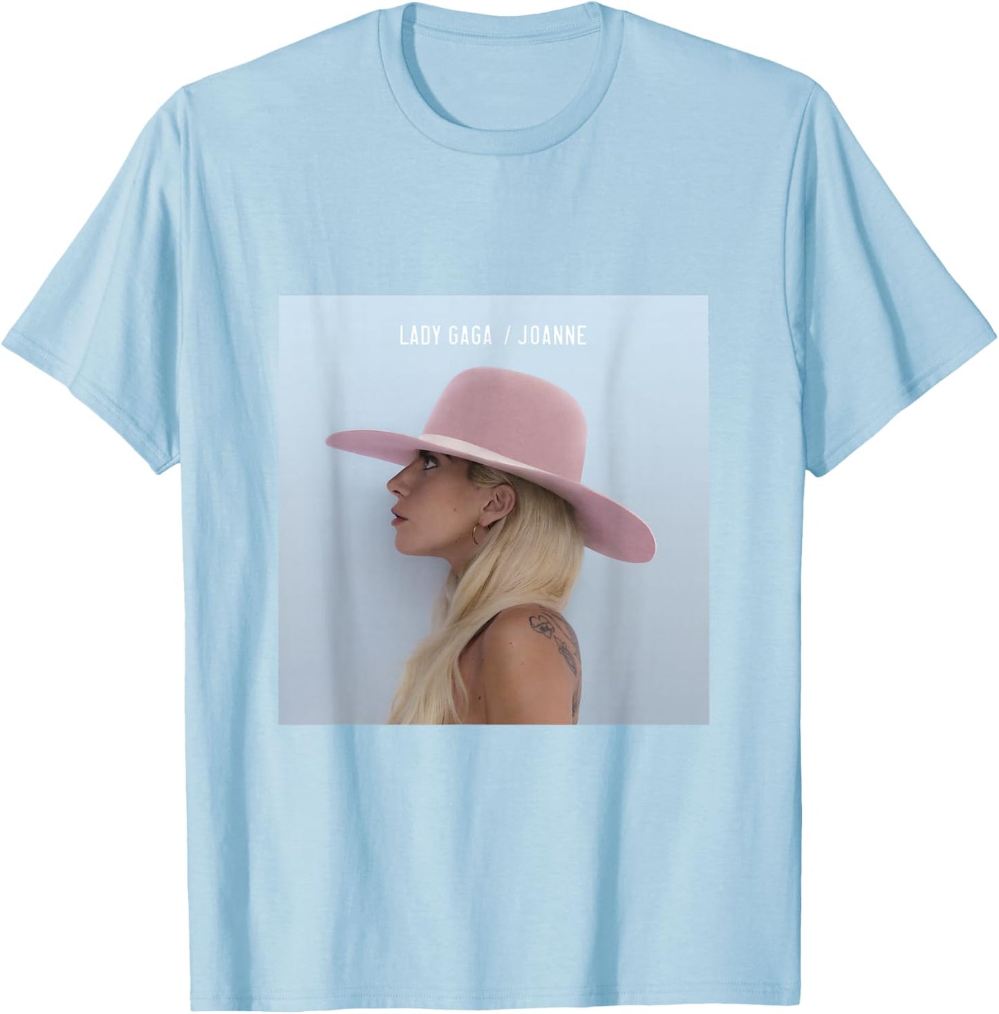 Lady Gaga Joanne Album Cover T-Shirt - T-Shirt | Light Blue