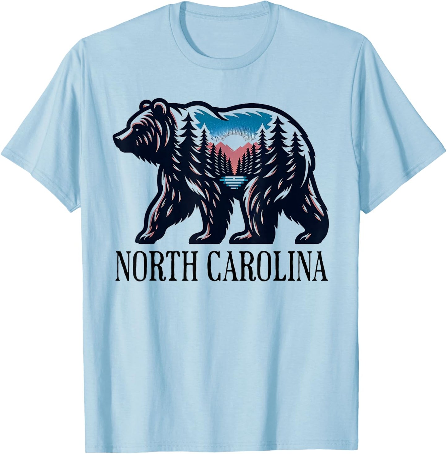 North Carolina T-Shirt - T-Shirt | Light Blue