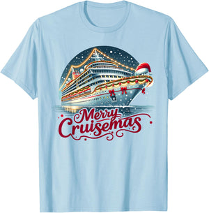 Merry Cruisemas - Cruise Mas T-Shirt - T-Shirt | Light Blue