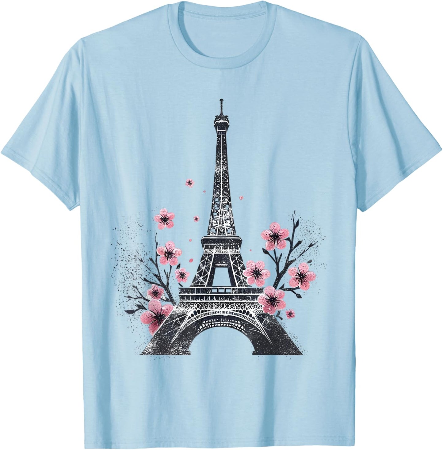 Eiffel Tower T-Shirt - T-Shirt | Light Blue