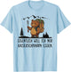 with German Text "Eigentlich Will Ich Nur Kaiserschmarrn Essen", White T-Shirt - T-Shirt | Light Blue