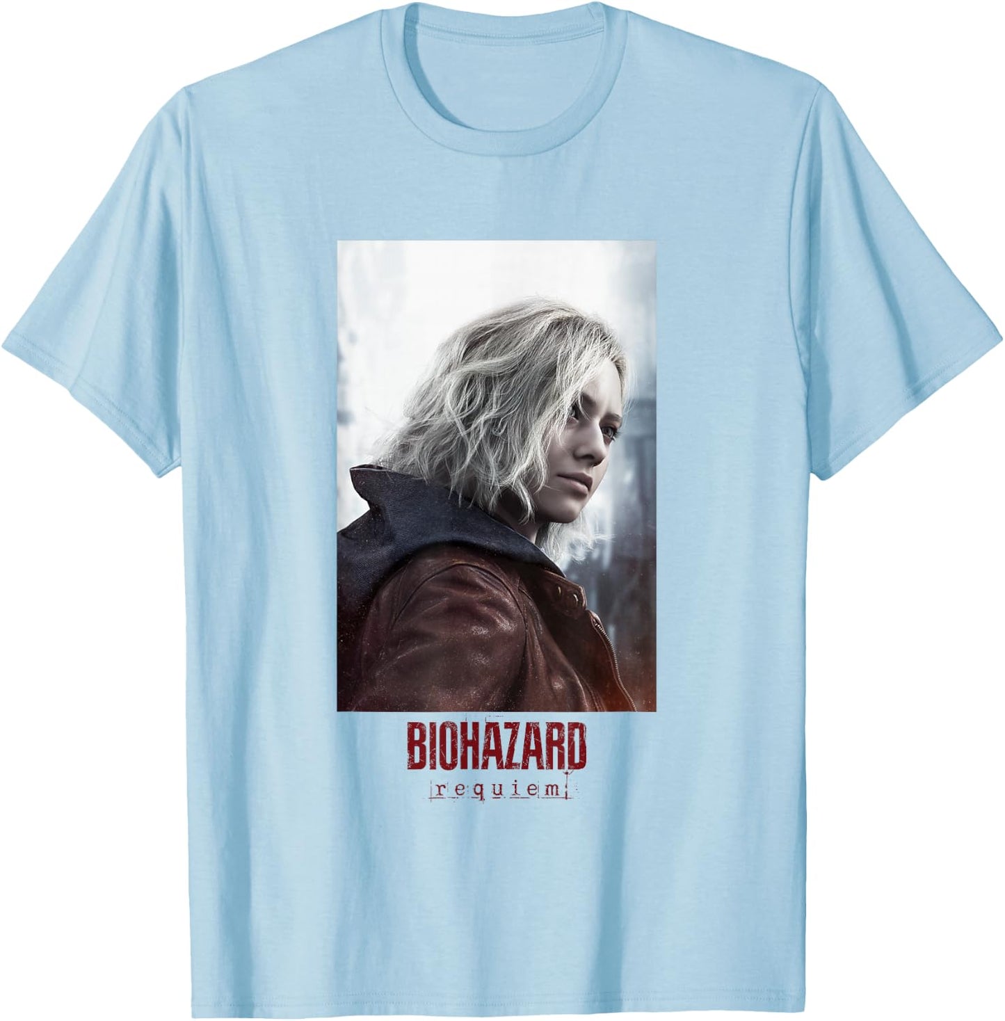 Resident Evil Requiem Grace Art FP(W) T-Shirt - T-Shirt | Light Blue