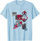 Marvel Comics Spider-Man Classic Comic Book Collage T-Shirt - T-Shirt | Light Blue