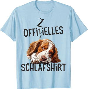 Offizielles Schlafshirt Hund Welsh Springer Spaniel Damen T-Shirt - T-Shirt | Light Blue