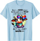 Cow There's A Good Chance The Thoughts In My Head T-Shirt - T-Shirt | Light Blue