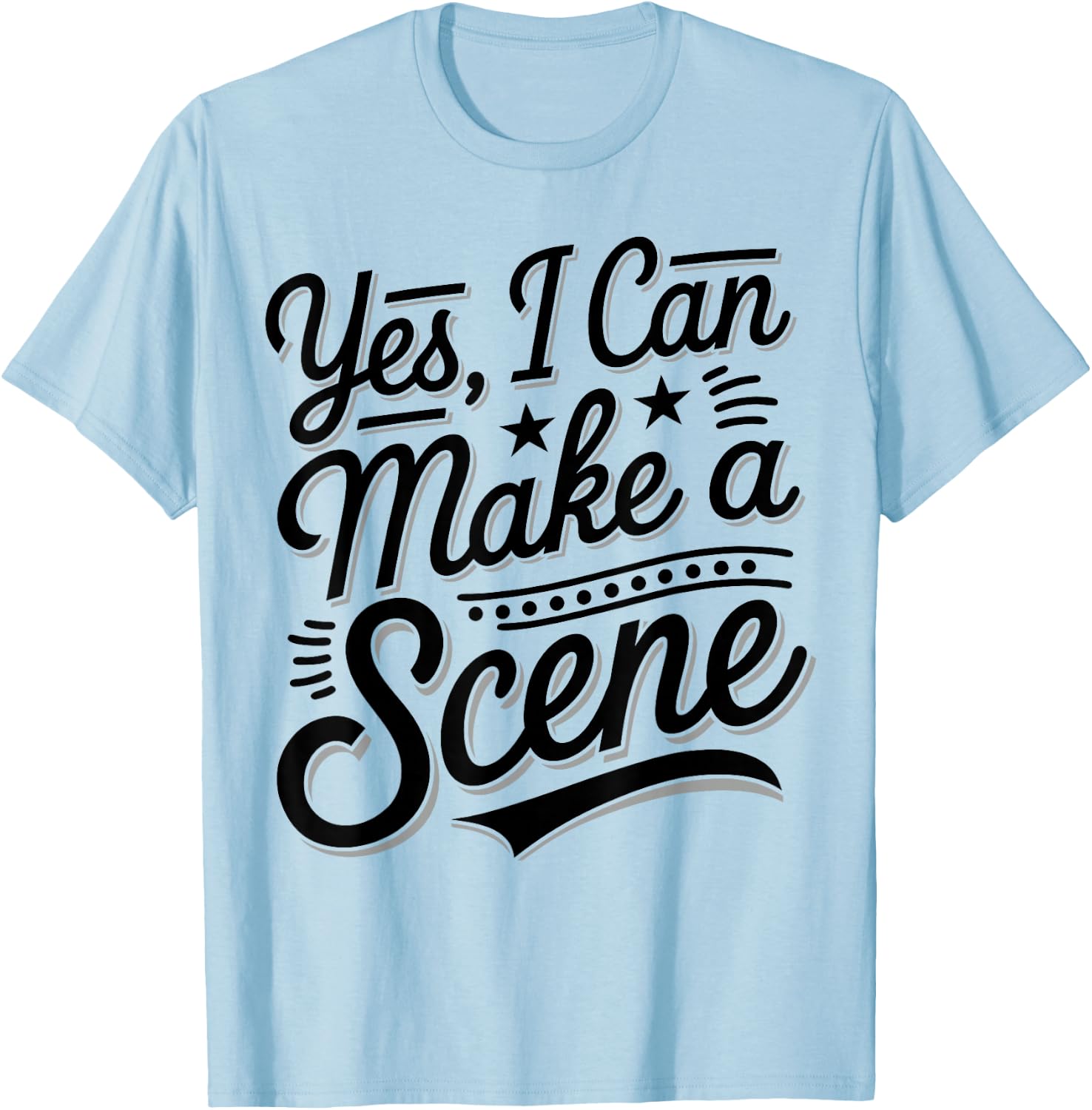 Funny Drama Theater Stage Director T-Shirt - T-Shirt | Light Blue