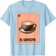 Mexican The Coffee Lover El Cafecito Mexican Bingo Card T-Shirt - T-Shirt | Light Blue
