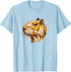 Kawaii Capybara Capybara Artistic Unique Animal Lover , white, S T-Shirt - T-Shirt | Light Blue