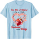 Memorial I'm Not A Widow Husband Wings Cardinal Angel Heaven T-Shirt - T-Shirt | Light Blue