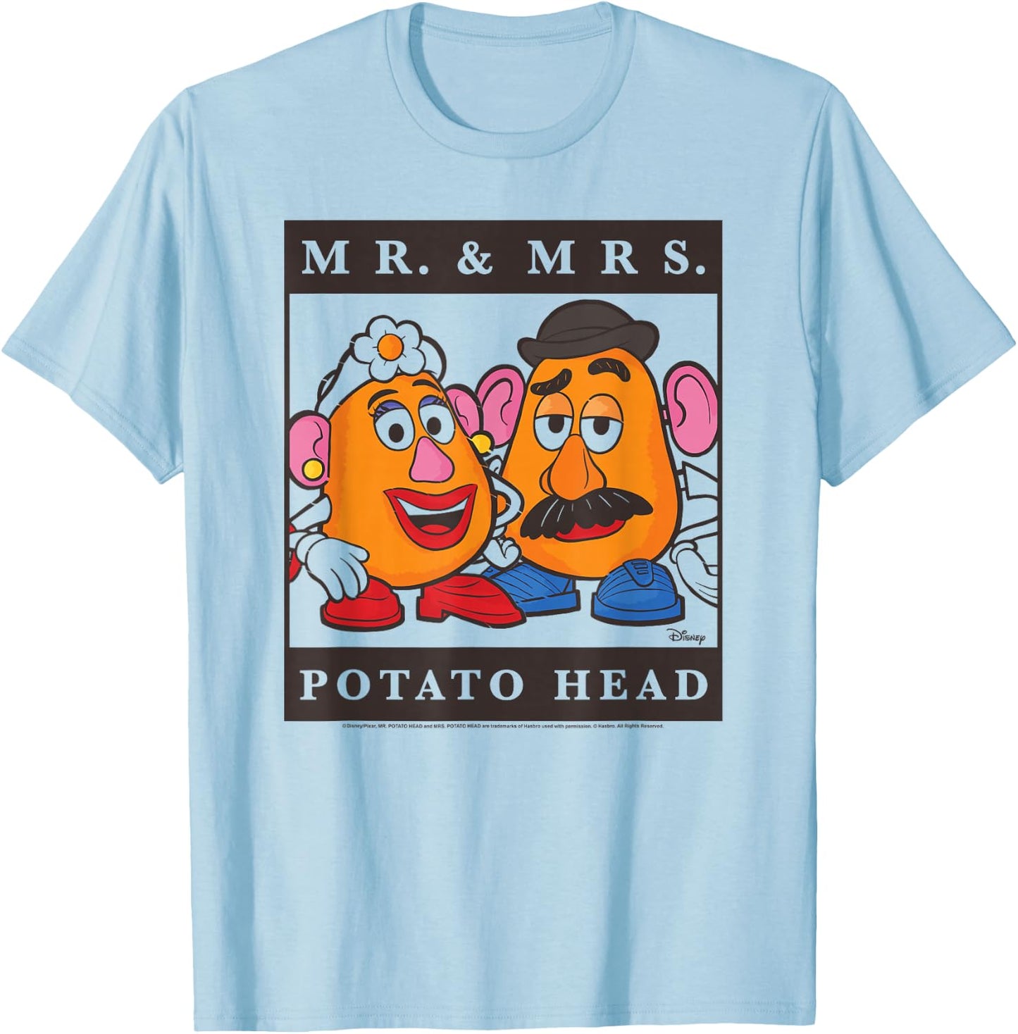 Toy Story - Type Block Potato Head T-Shirt - T-Shirt | Light Blue