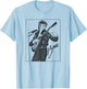 David Bowie -Adults , Grey, Small, Classic Fit, Short Sleeve, Themed- , Classic, Imported, Polyester 100% T-Shirt - T-Shirt | Light Blue