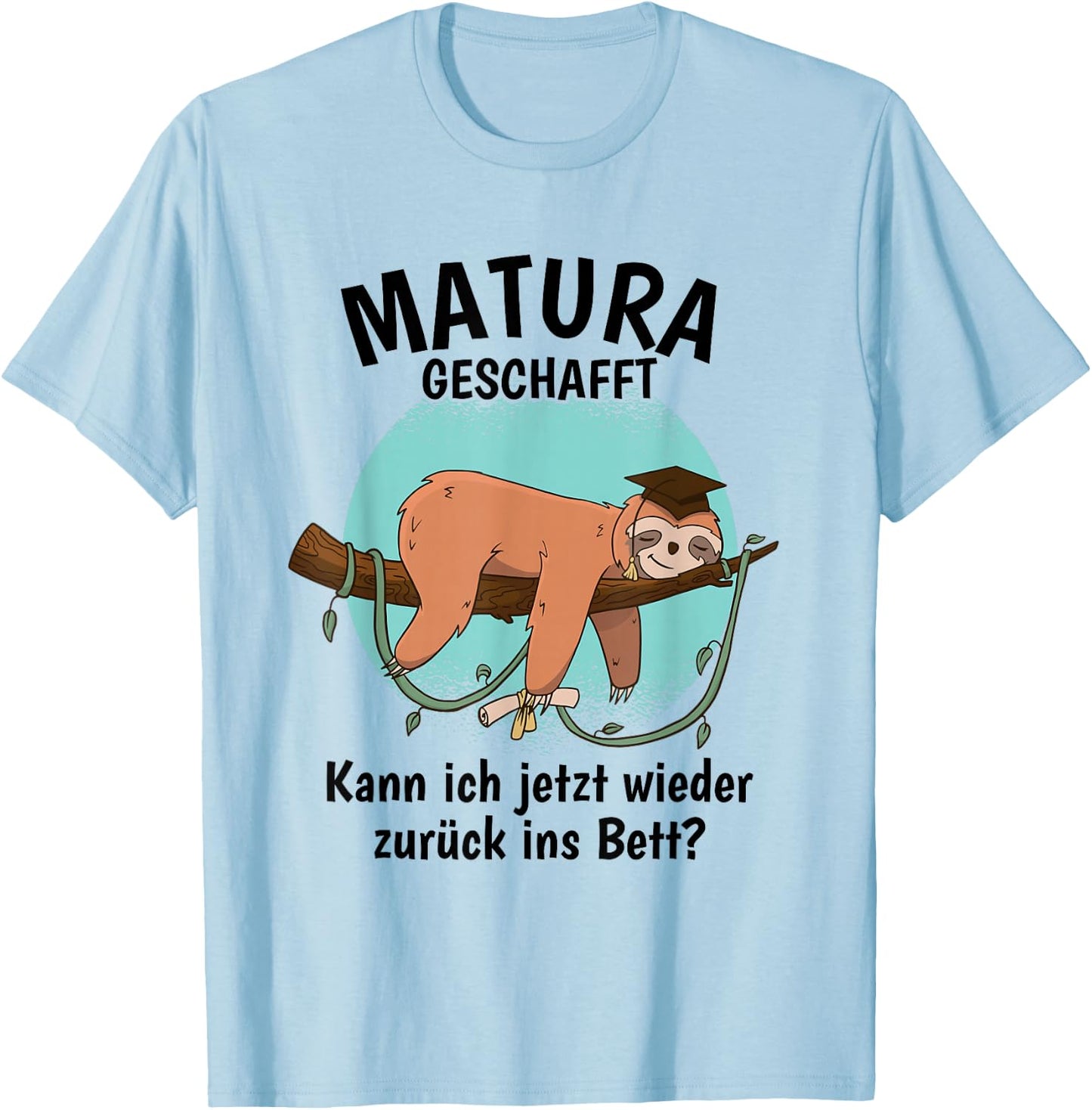Matura Geschafft 2026 Maturaabschluss T-Shirt - T-Shirt | Light Blue