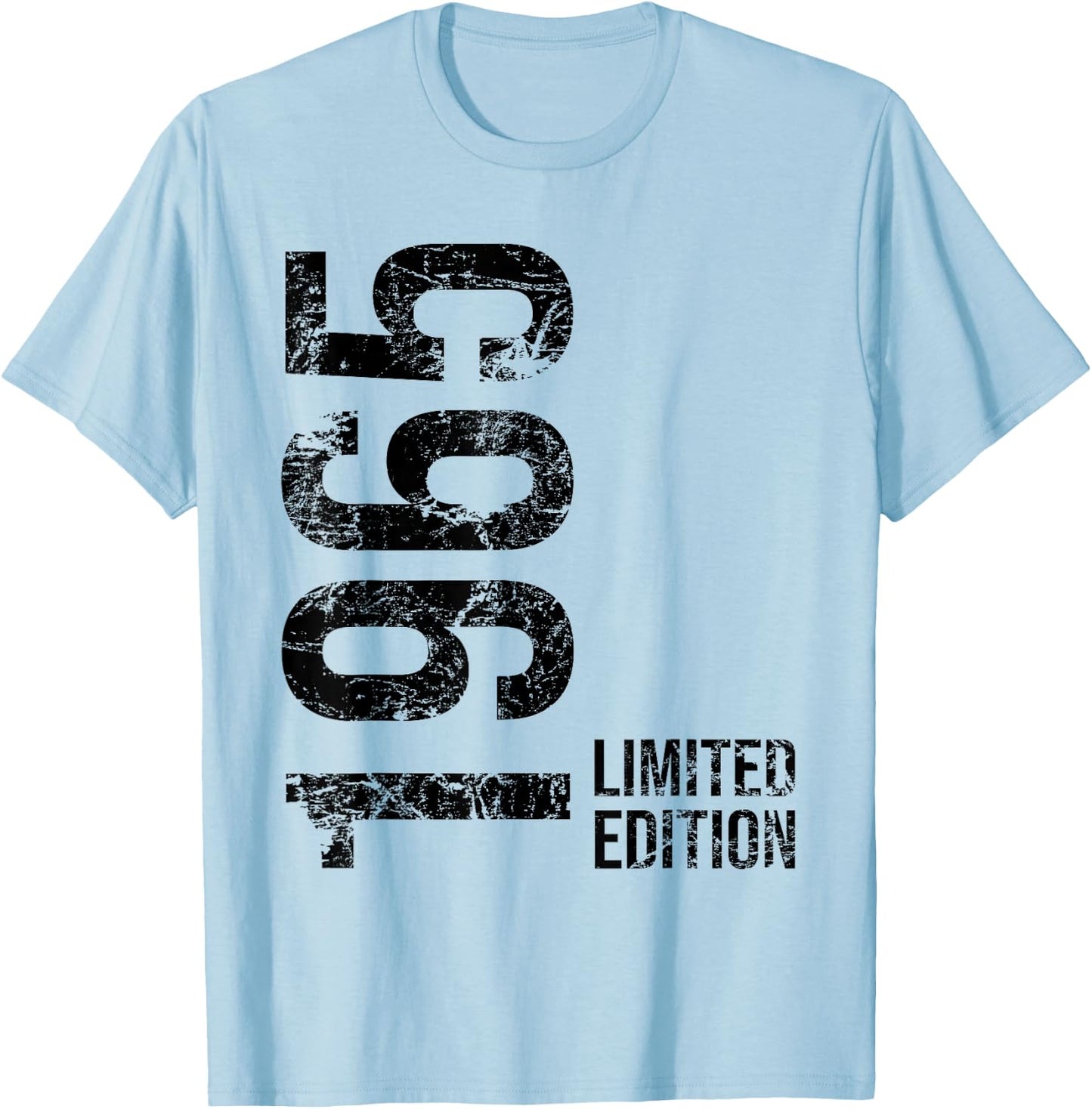 57th Birthday Man Woman 57 Years 1965 Gift , White, s T-Shirt - T-Shirt | Light Blue