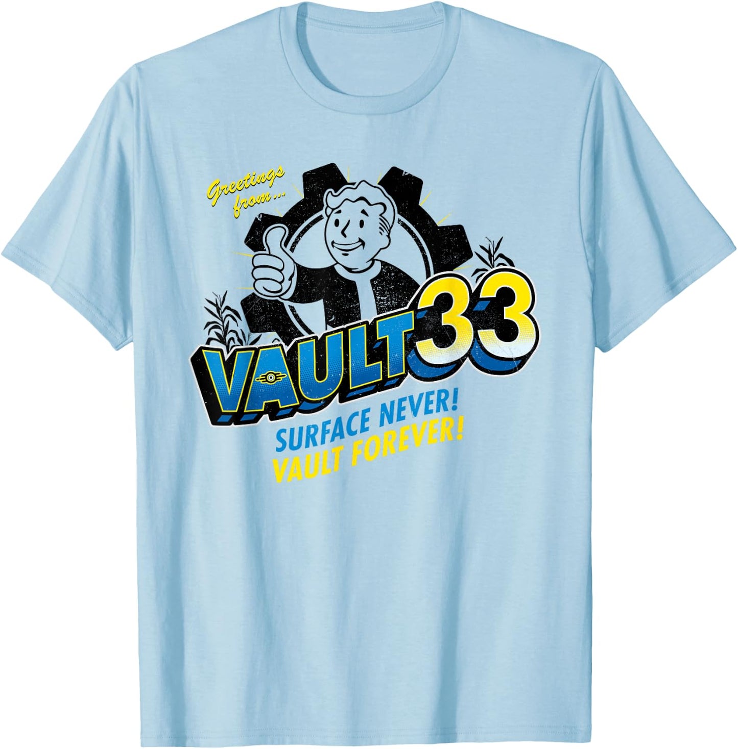 Fallout - Greetings from... T-Shirt - T-Shirt | Light Blue