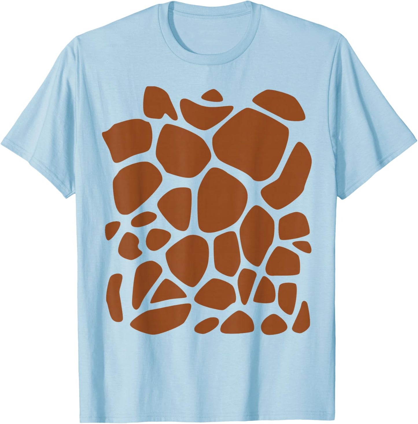 Giraffe Print Easy DIY Halloween Costume Shirt T-Shirt - T-Shirt | Light Blue