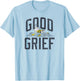 Peanuts Charlie Brown Good Grief Small T-Shirt - T-Shirt | Light Blue