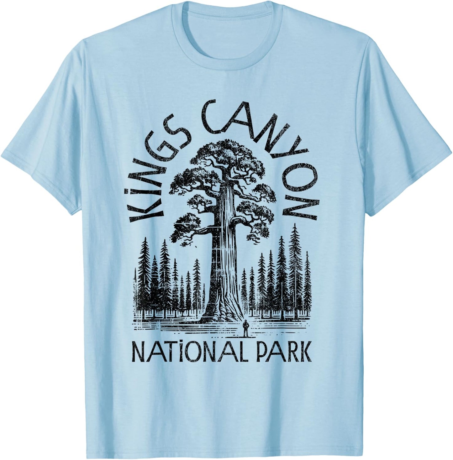 Kings Canyon National Park T-Shirt - T-Shirt | Light Blue