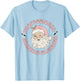Women Retro Botox Nurse Xmas Professional Wrinkle Sleigher T-Shirt - T-Shirt | Light Blue
