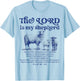 The Lord is My Shepherd Christian Sheep Psalm 23 Faith T-Shirt - T-Shirt | Light Blue