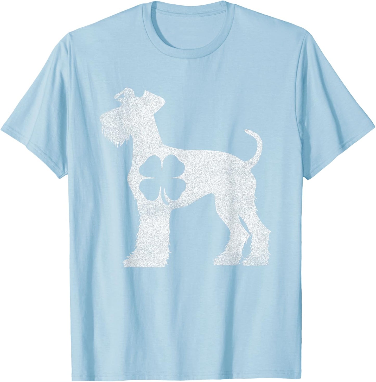 Airedale Terrier Dog - Shamrock St Patricks Day Saint Paddys Women Kids T-Shirt - T-Shirt | Light Blue