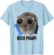 BISSI PUMPI X Sad Hamster Meme - Fitness Gym Sport Training T-Shirt - T-Shirt | Light Blue