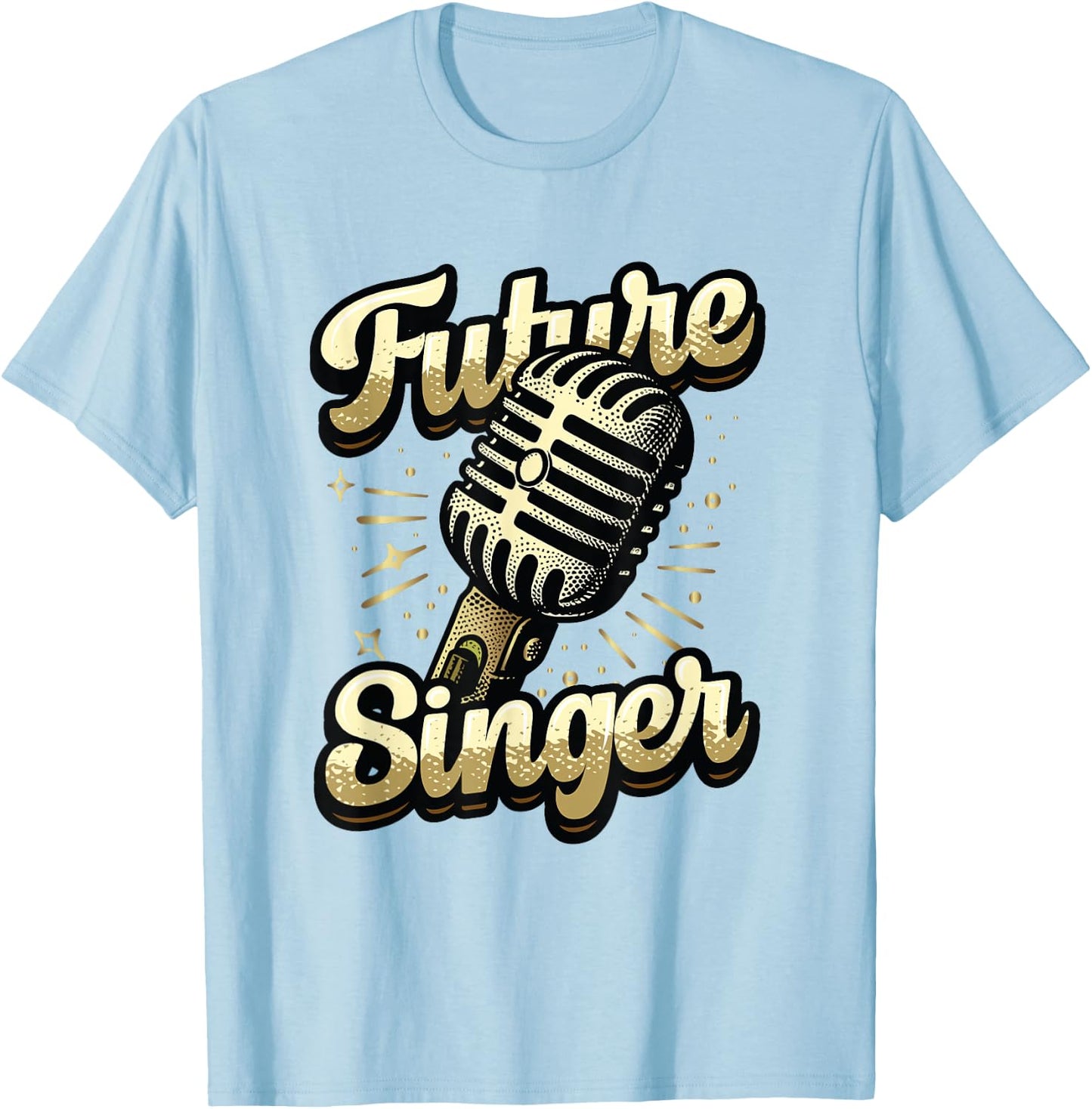 Future Singer Kids Choir Band Singing T-Shirt - T-Shirt | Light Blue