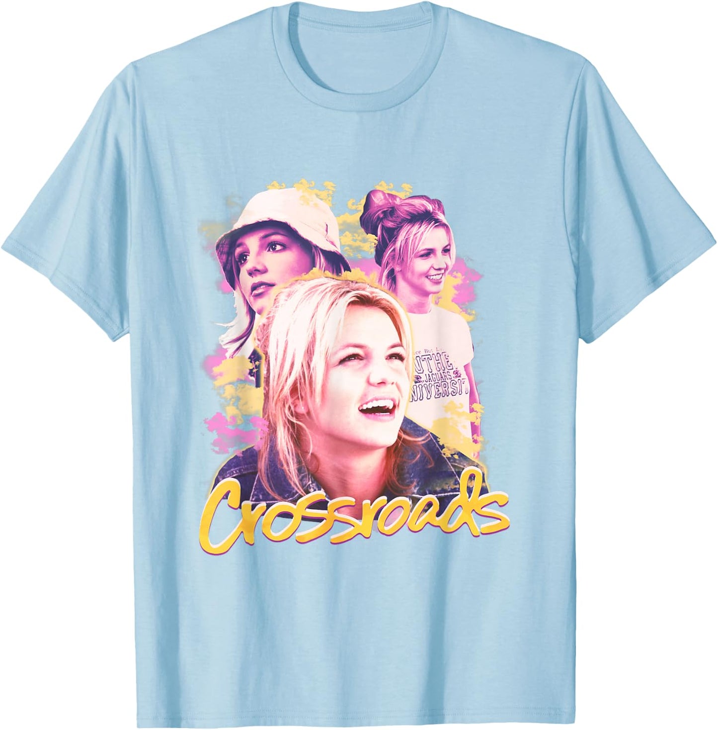 Crossroads Triple Brit T-Shirt - T-Shirt | Light Blue