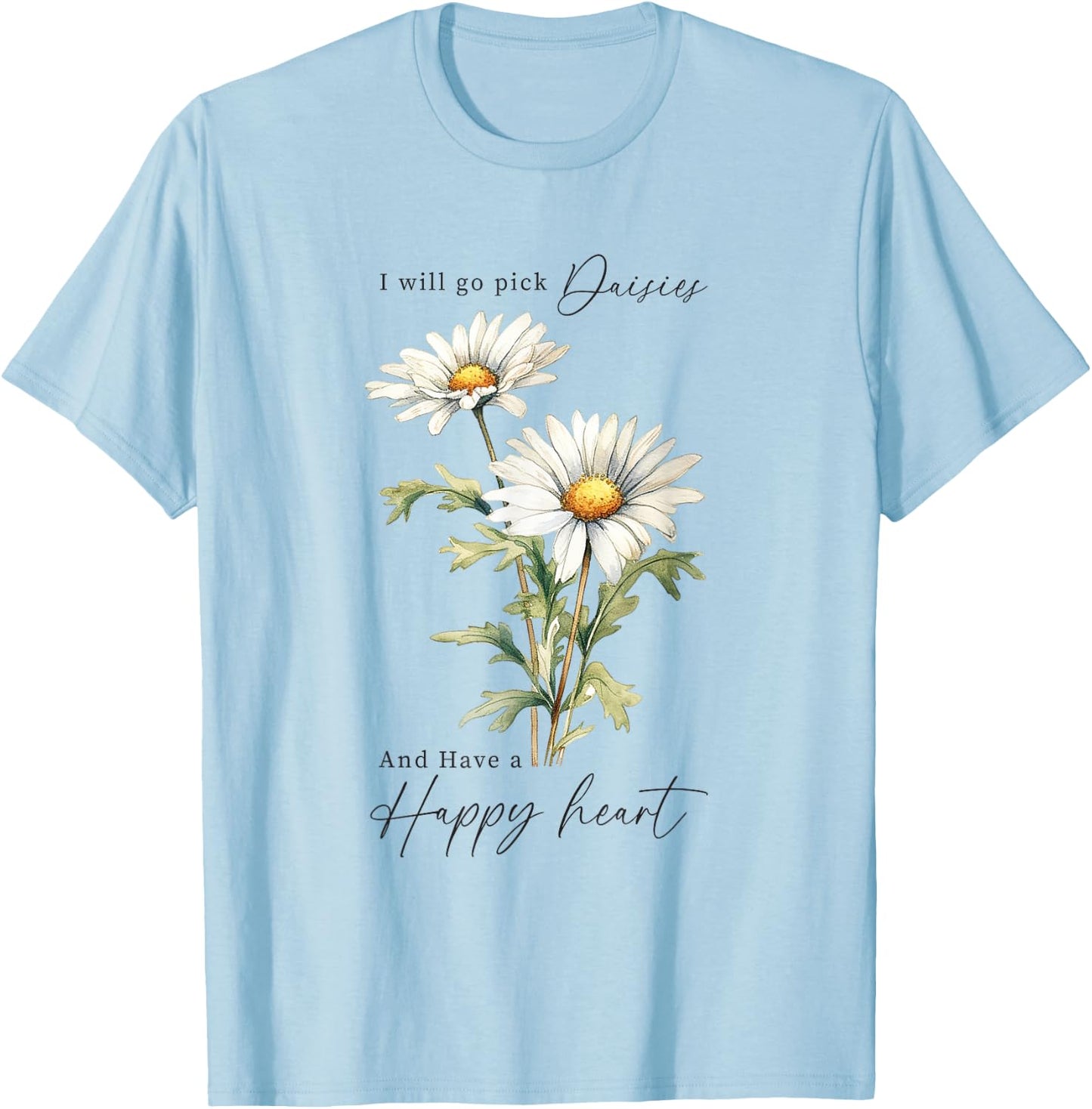 Sommerblume Botanische Naturliebhaber Blumenkunst Wildblume T-Shirt - T-Shirt | Light Blue