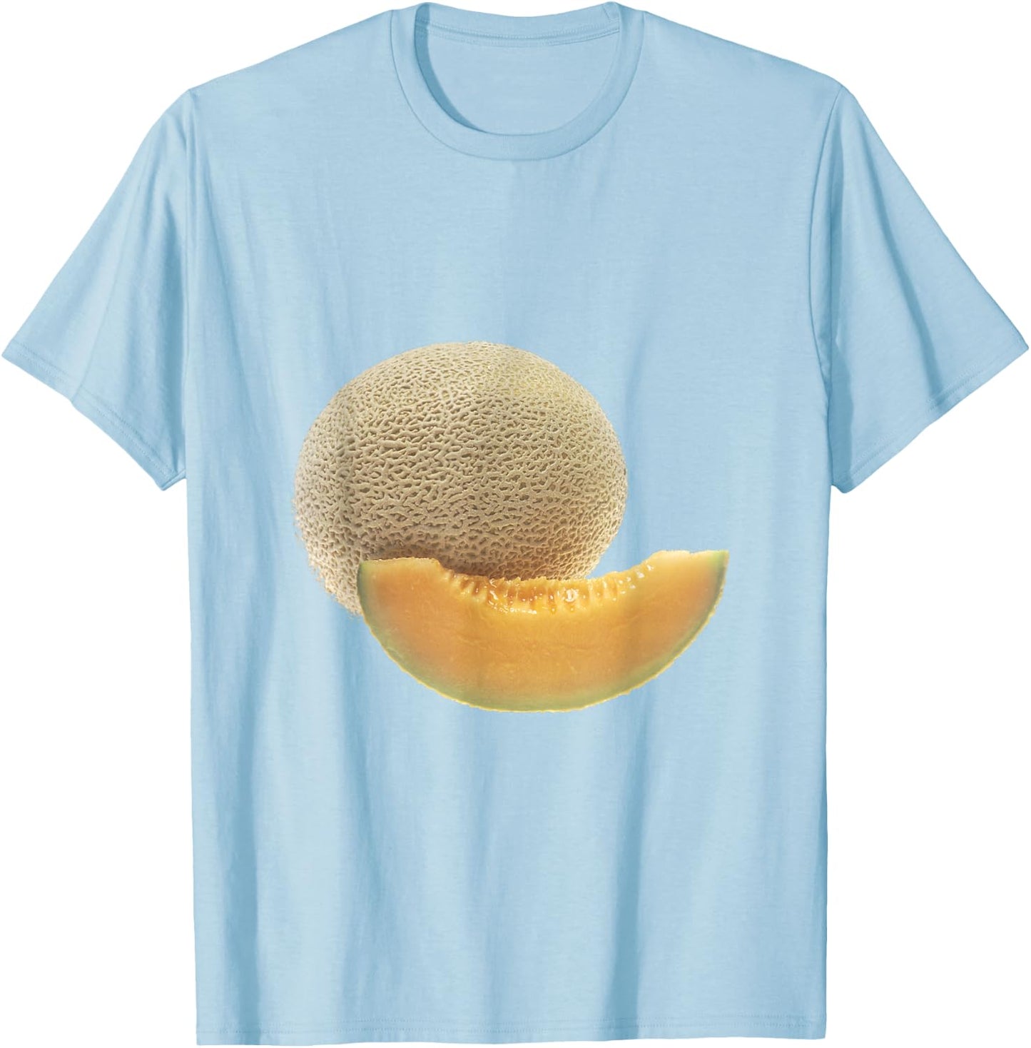 Cantaloupe Melon T Shirt T-Shirt - T-Shirt | Light Blue