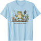 Women We Plant at Dawn Funny Gardening Frog Gardener Farmer T-Shirt - T-Shirt | Light Blue