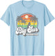 Big Sur California Beach Vacation Retro Surfing Summer Gift T-Shirt - T-Shirt | Light Blue