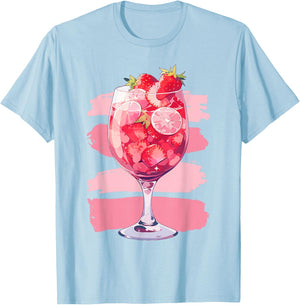 Wildberry Lillet , White T-Shirt - T-Shirt | Light Blue