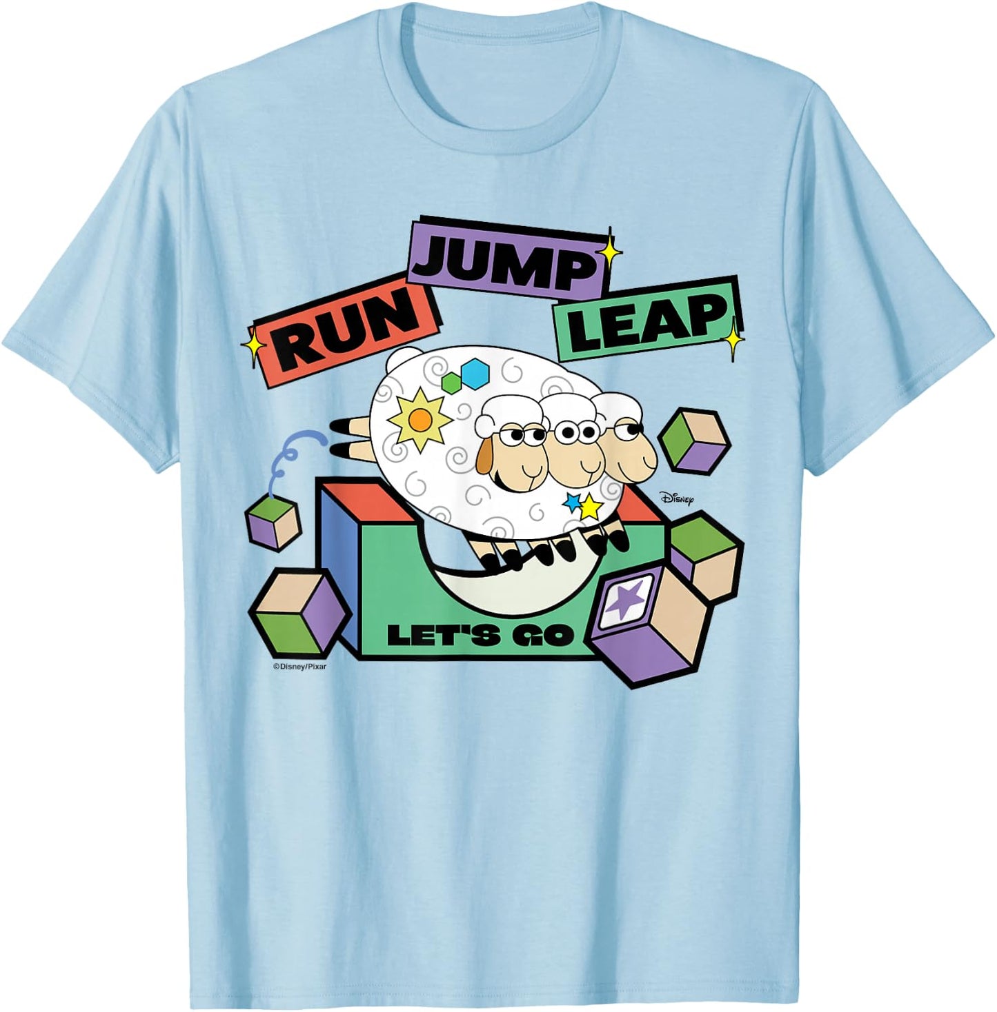 Toy Story - Gruff Goat Billy Jump T-Shirt - T-Shirt | Light Blue