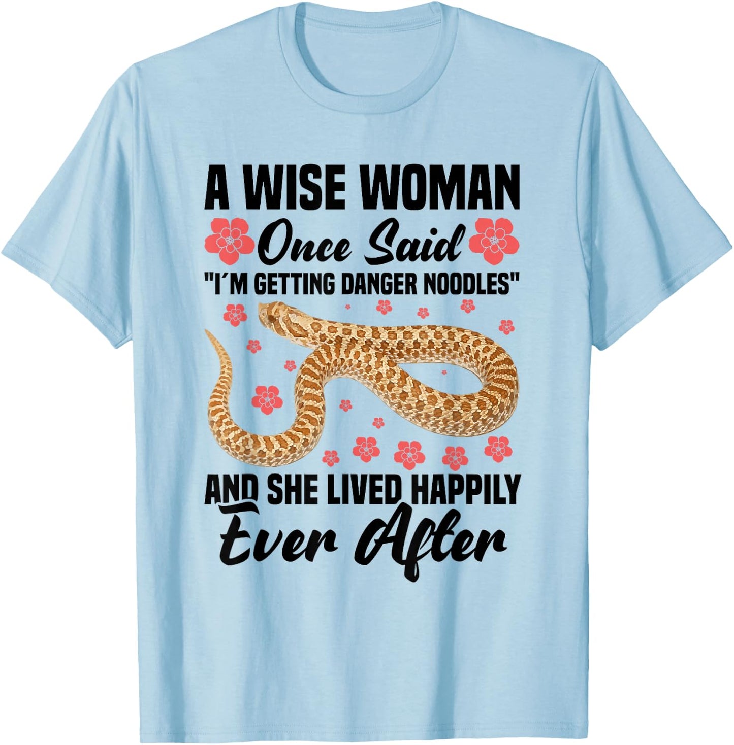 Hognose Snake Ring Hide Stuffed Animal Hognose Snake T-Shirt - T-Shirt | Light Blue