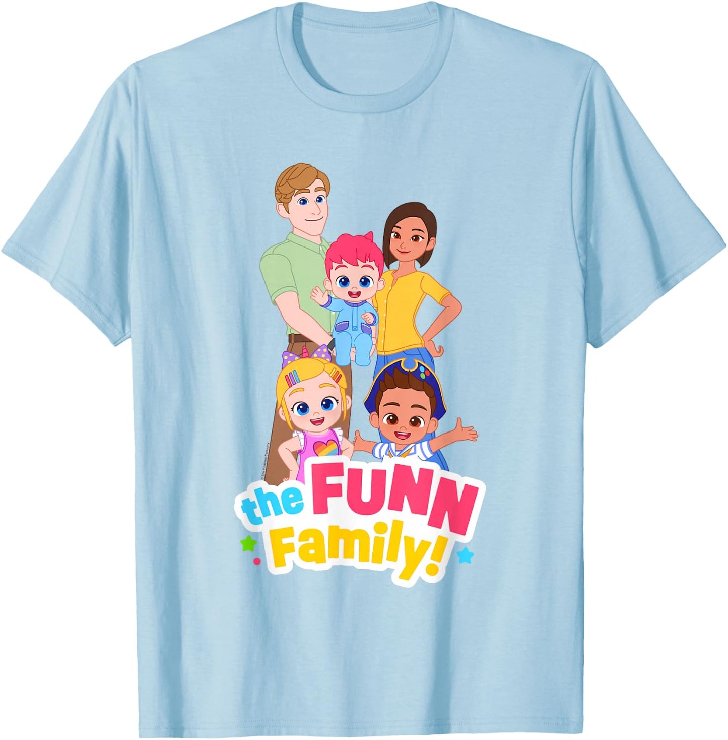 Bebefinn The Fun Family T-Shirt - T-Shirt | Light Blue