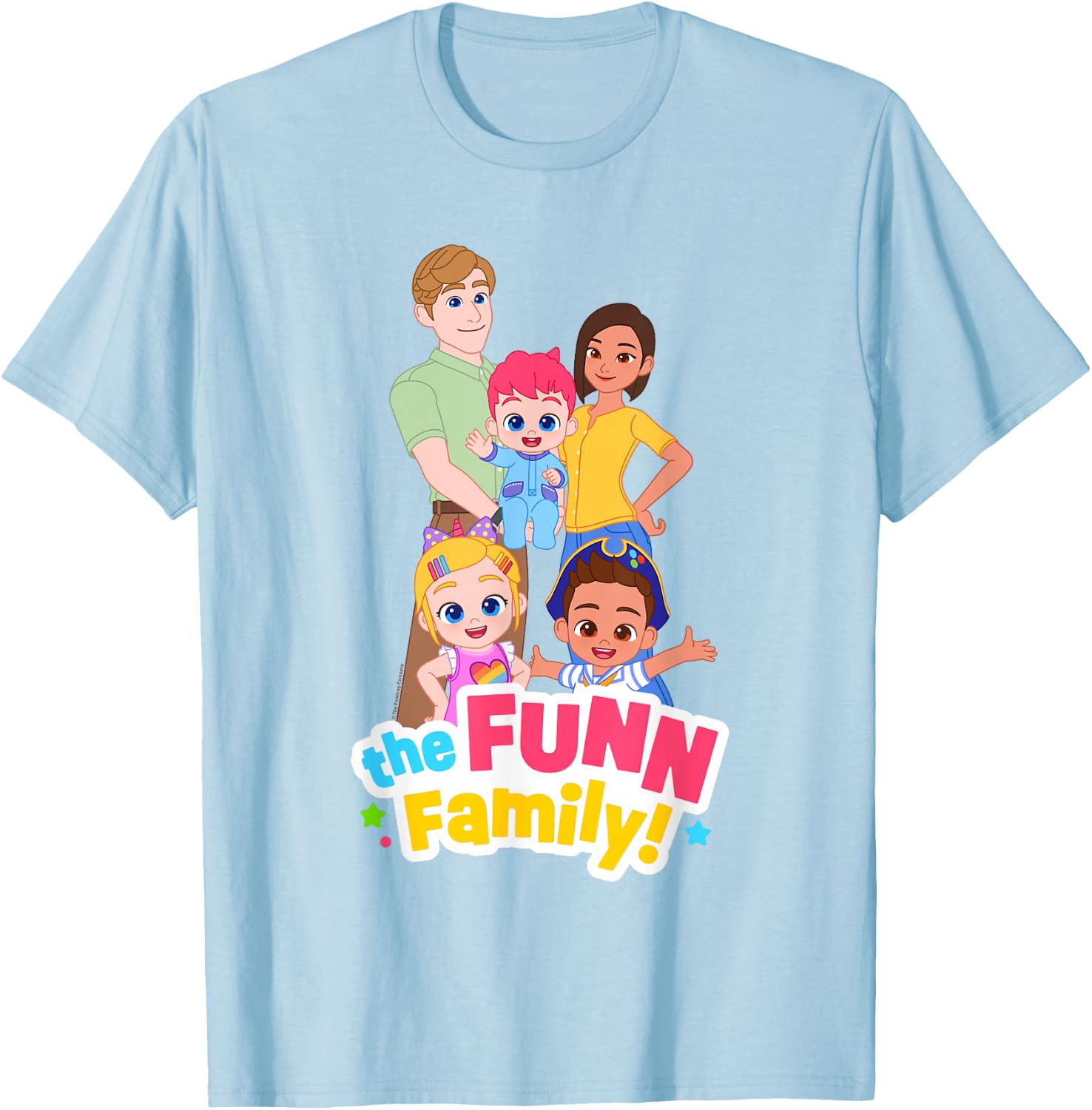Bebefinn The Fun Family T-Shirt - T-Shirt | Light Blue