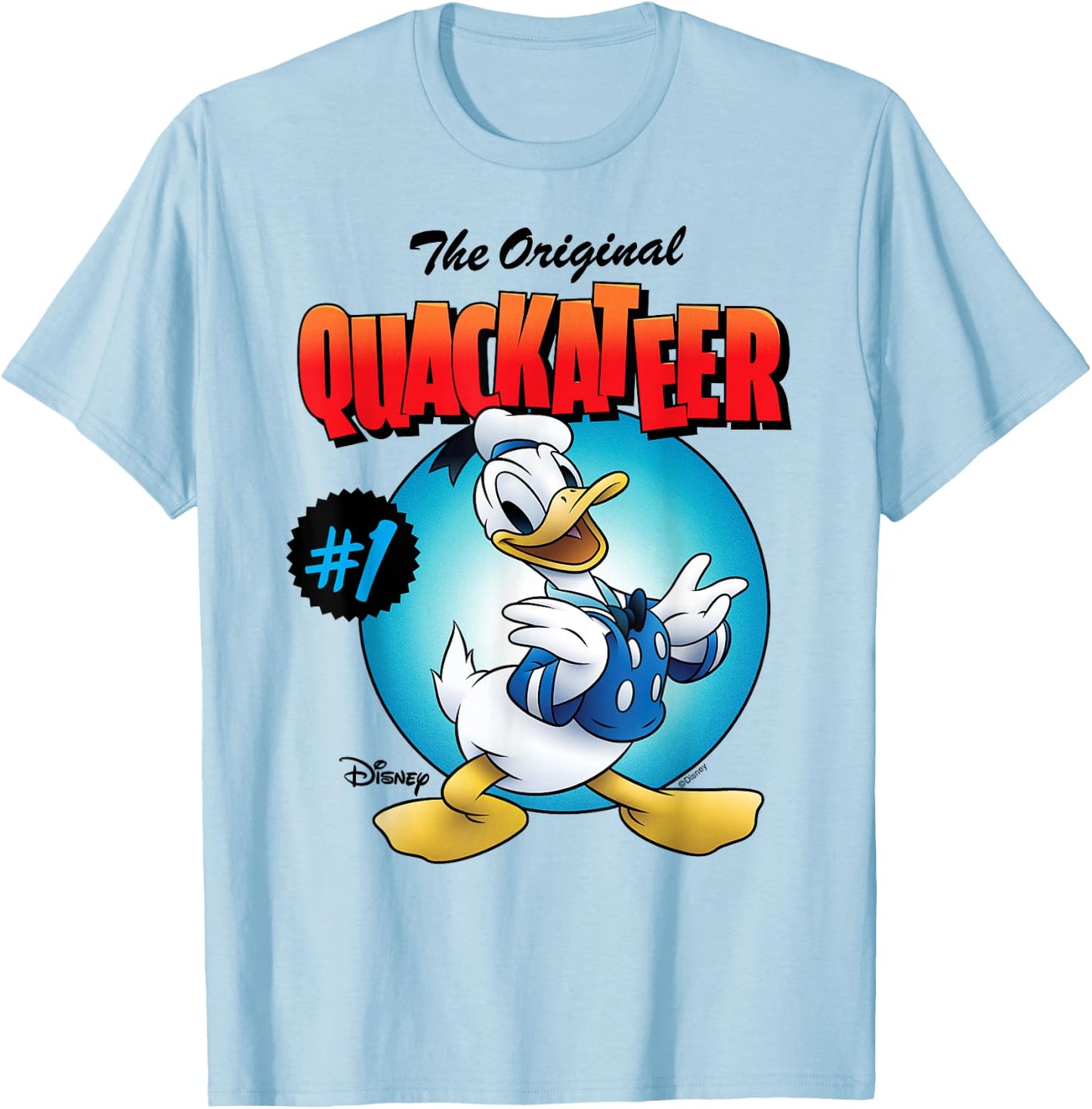 Donald Duck - The Original Quackateer T-Shirt - T-Shirt | Light Blue