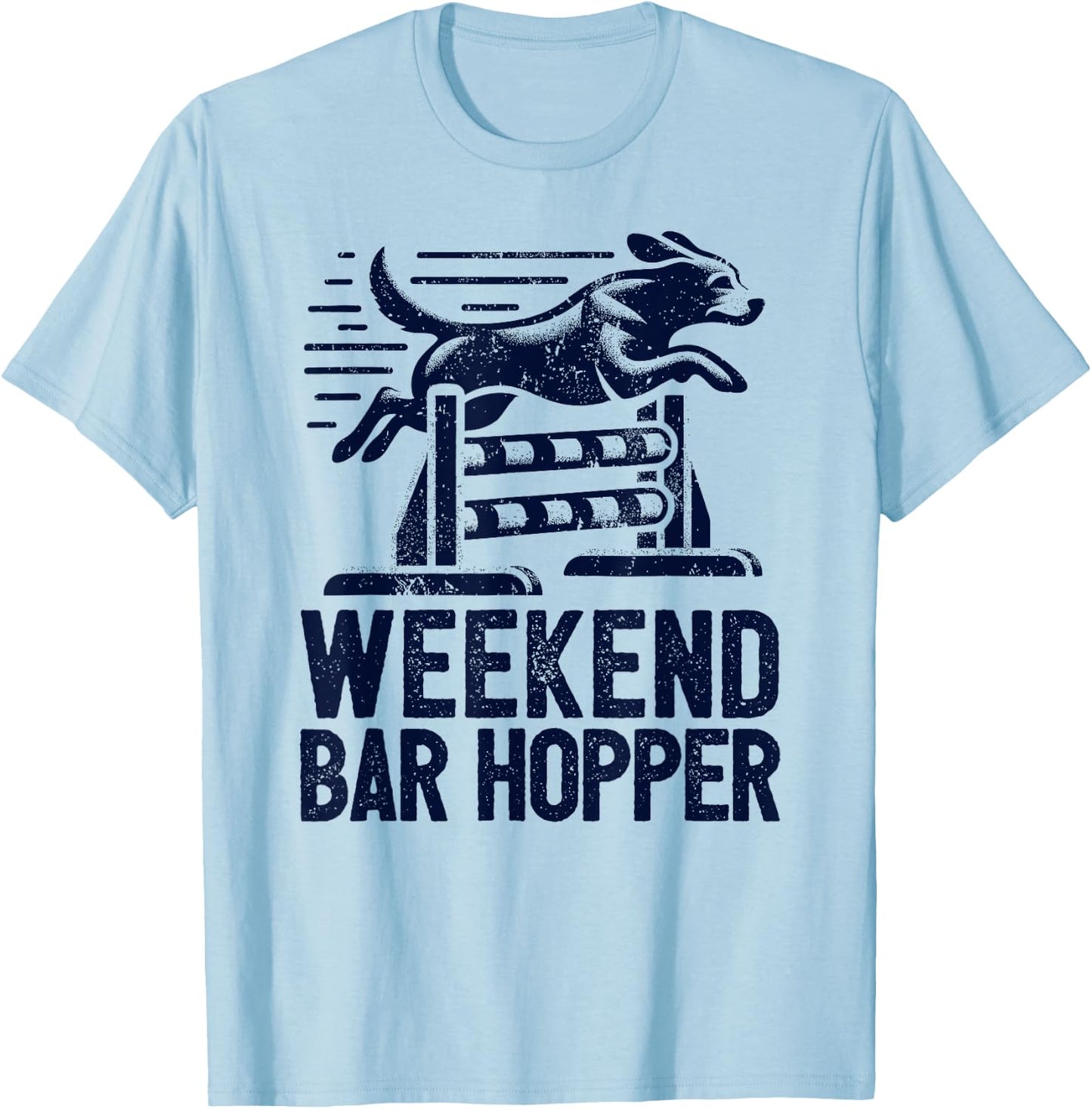 Dog Agility Handler - Bar Jump - Funny Dog Agility Women T-Shirt - T-Shirt | Light Blue