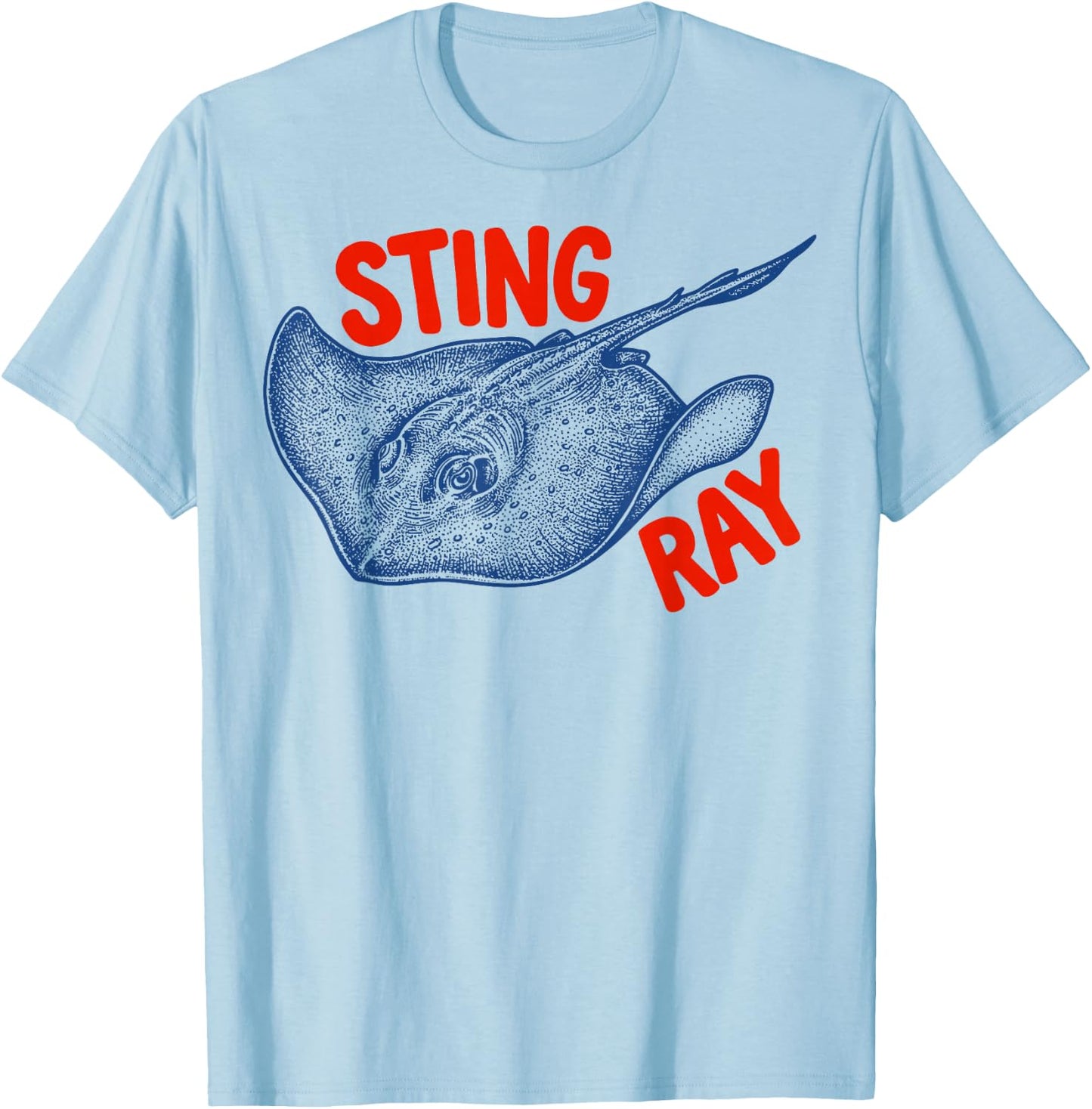 Sting Ray Singray T-Shirt - T-Shirt | Light Blue