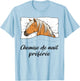 Horse Nightshirt, Horse Pyjamas Haflinger , white, S T-Shirt - T-Shirt | Light Blue