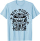 Not Today Heifer Not My Pasture Not My Bullshit Floral T-Shirt - T-Shirt | Light Blue