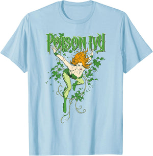 Batman Poison Ivy T-Shirt - T-Shirt | Light Blue