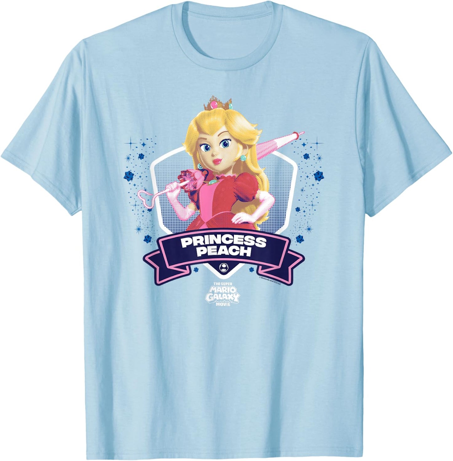 The Super Mario Galaxy Movie Princess Peach Champion T-Shirt - T-Shirt | Light Blue