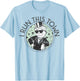 Monopoly Man I Run This Town Vintage Logo T-Shirt - T-Shirt | Light Blue