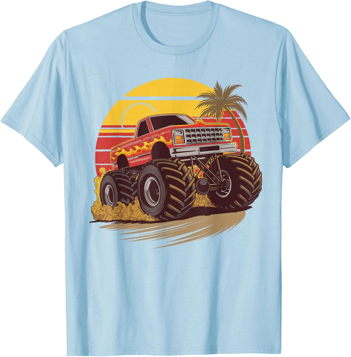 Monster Truck for toddlers Youth & Adults T-Shirt - T-Shirt | Light Blue