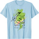Cut the Rope: Om Nom Juxtapose Painter T-Shirt - T-Shirt | Light Blue