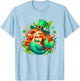 St. Patrick's Mermaid T-Shirt - T-Shirt | Light Blue