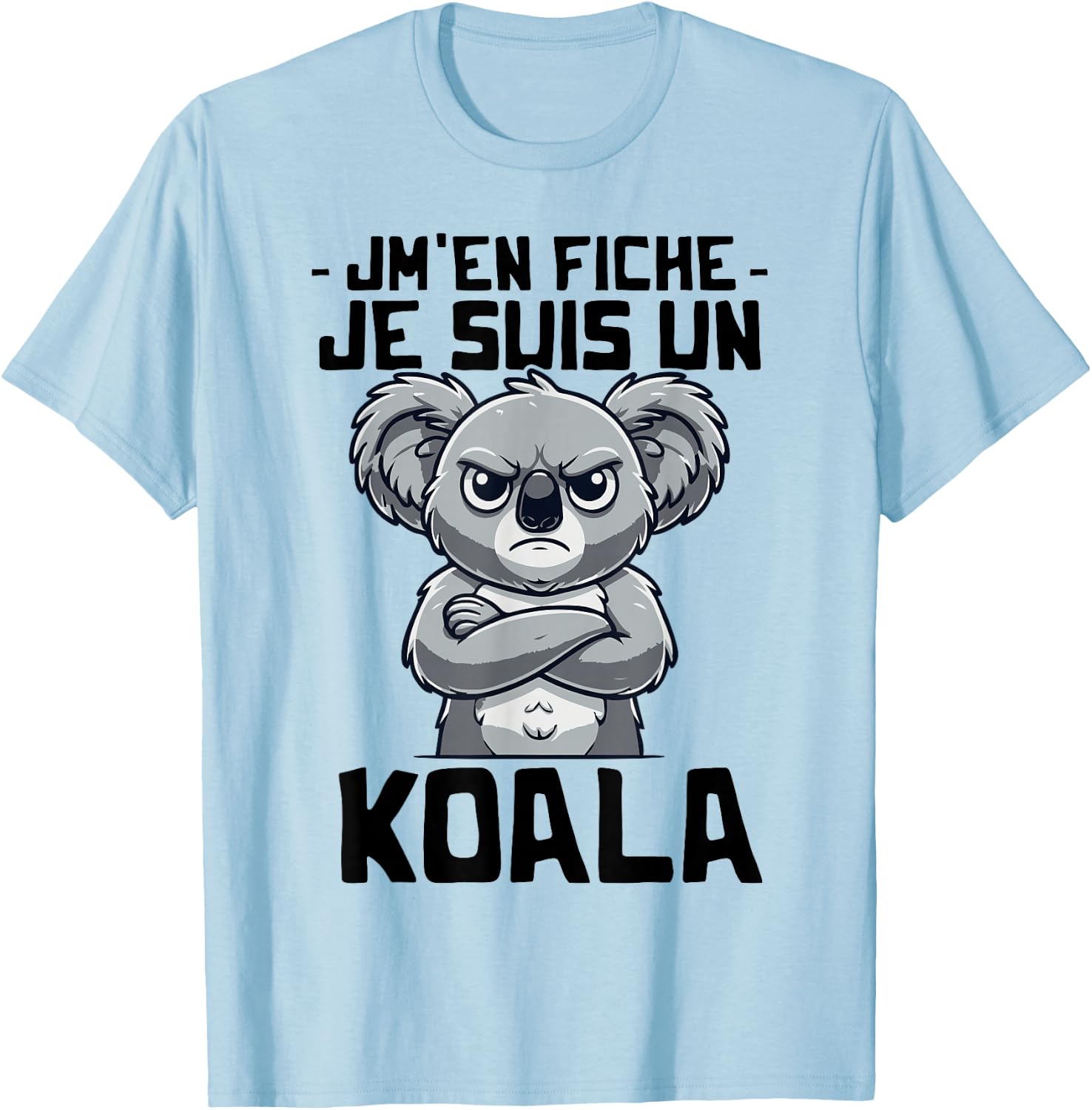 Idea Koala Humour Woman Girl Boy Je suis un Koala , white, S T-Shirt - T-Shirt | Light Blue